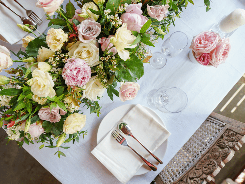 Centrotavola di fiori per il tuo matrimonio