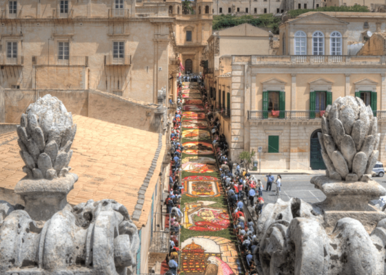 Eventi floreali: l’Infiorata di Noto
