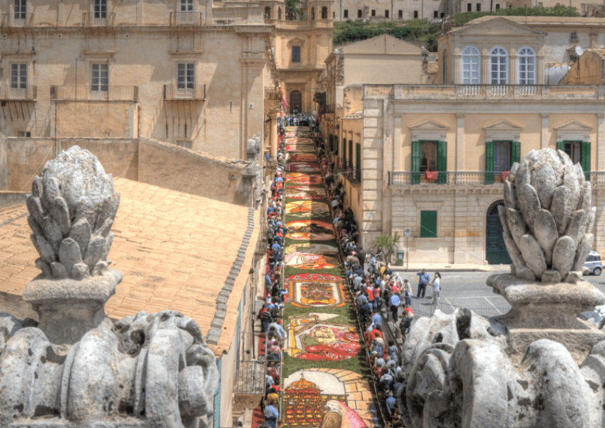 Eventi floreali: l’infiorata di Noto