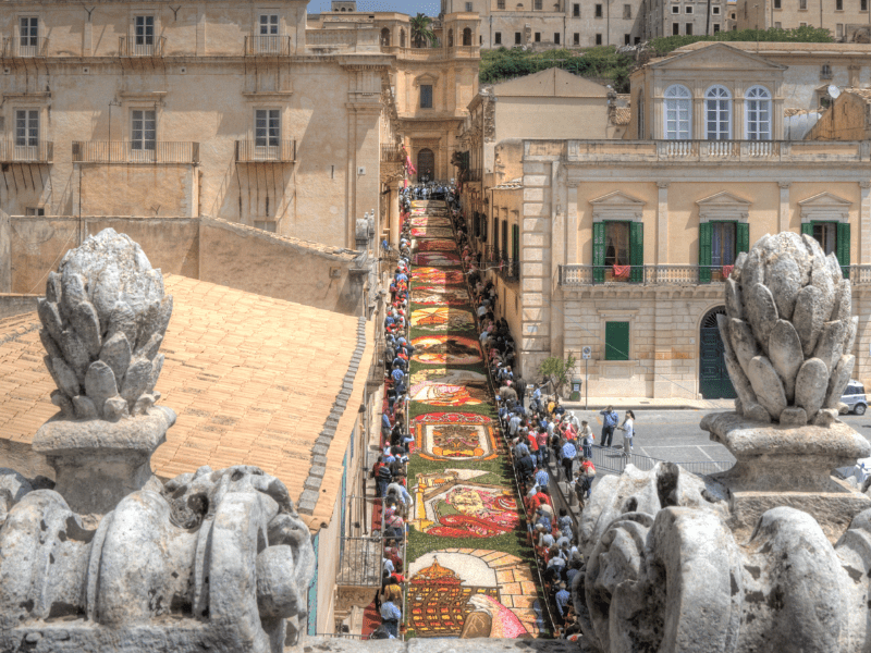 Eventi floreali: l’infiorata di Noto